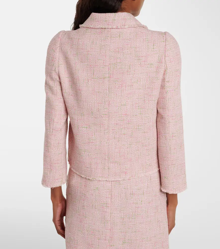 SHUSHU/TONG Cotton-blend tweed jacket | Thumbnail 5