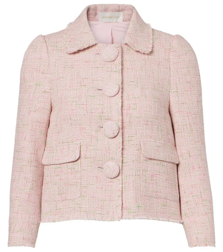 Shushu/Tong Cotton-blend tweed jacket | Image 1 Shushu/Tong Cotton-blend tweed jacket | Image 1