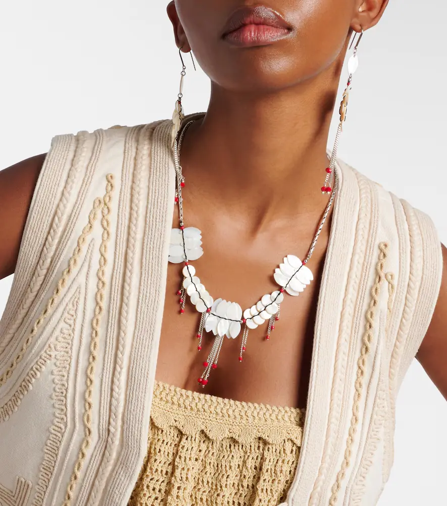 Isabel Marant Halsey embellished necklace | Thumbnail 4