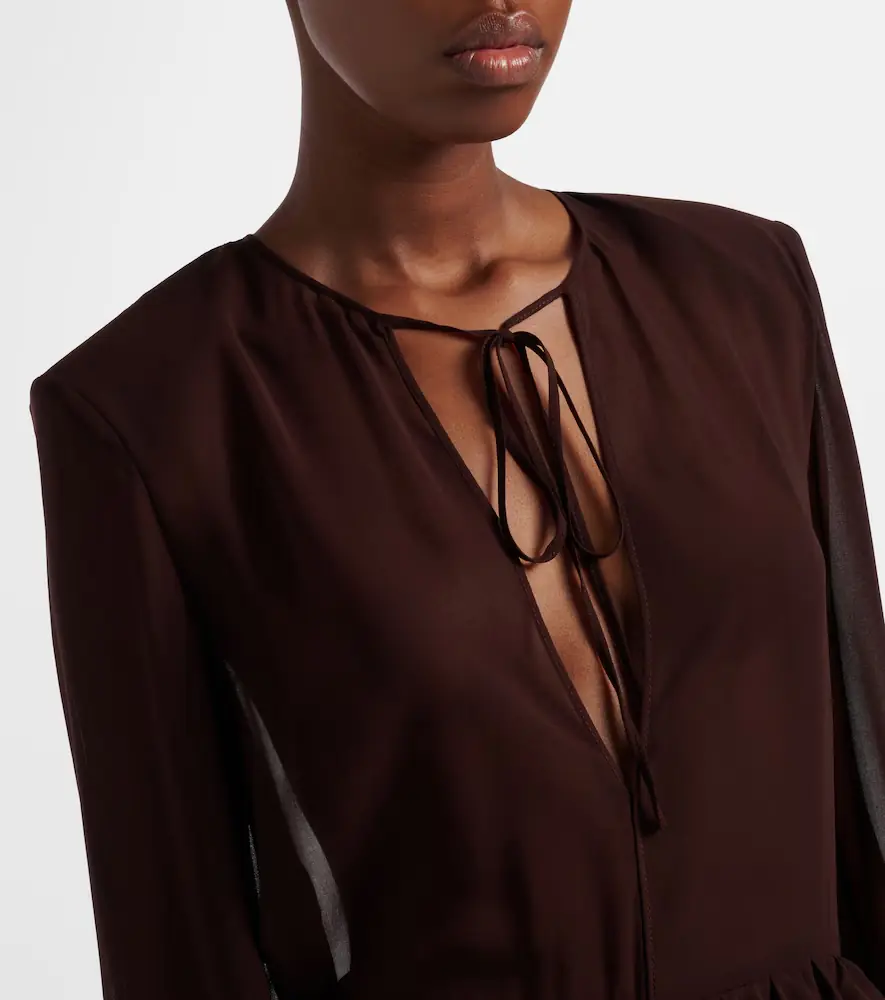 Jacques Wei Ruffled asymmetric minidress | Thumbnail 2 Jacques Wei Ruffled asymmetric minidress | Thumbnail 2