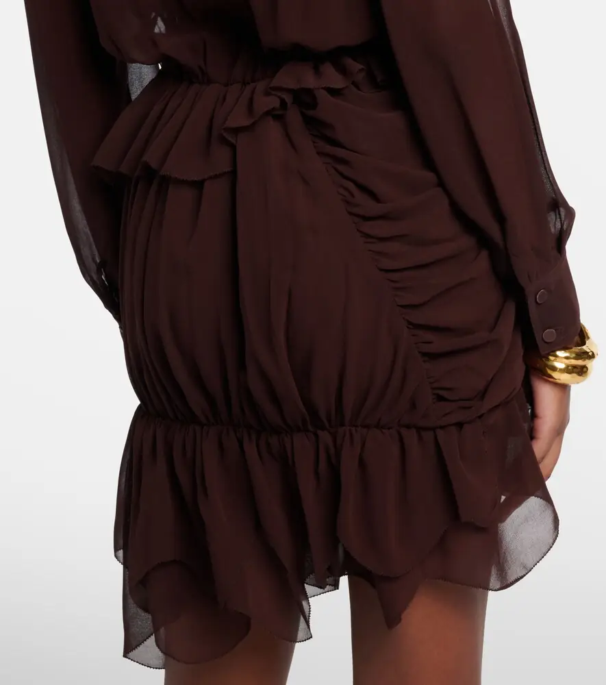 Jacques Wei Ruffled asymmetric minidress | Thumbnail 6 Jacques Wei Ruffled asymmetric minidress | Thumbnail 6