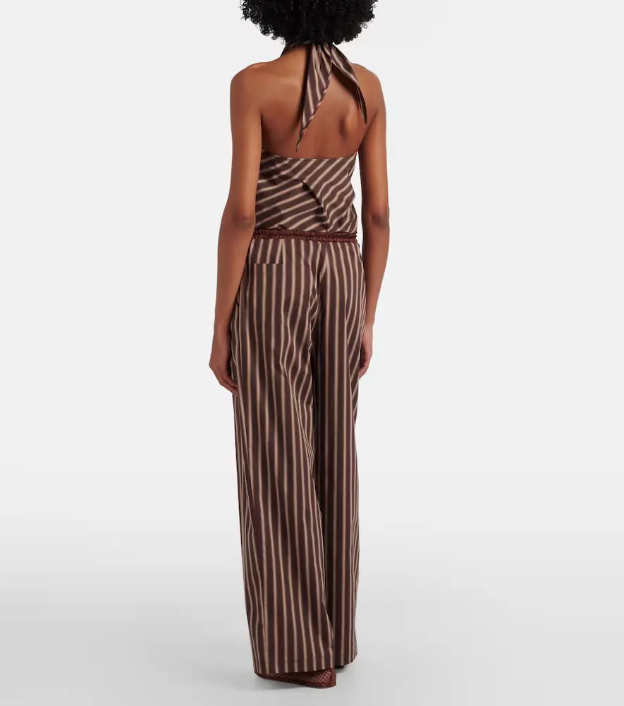 Jacques Wei Striped cotton-blend wide-leg pants | Thumbnail 2 Jacques Wei Striped cotton-blend wide-leg pants | Thumbnail 2