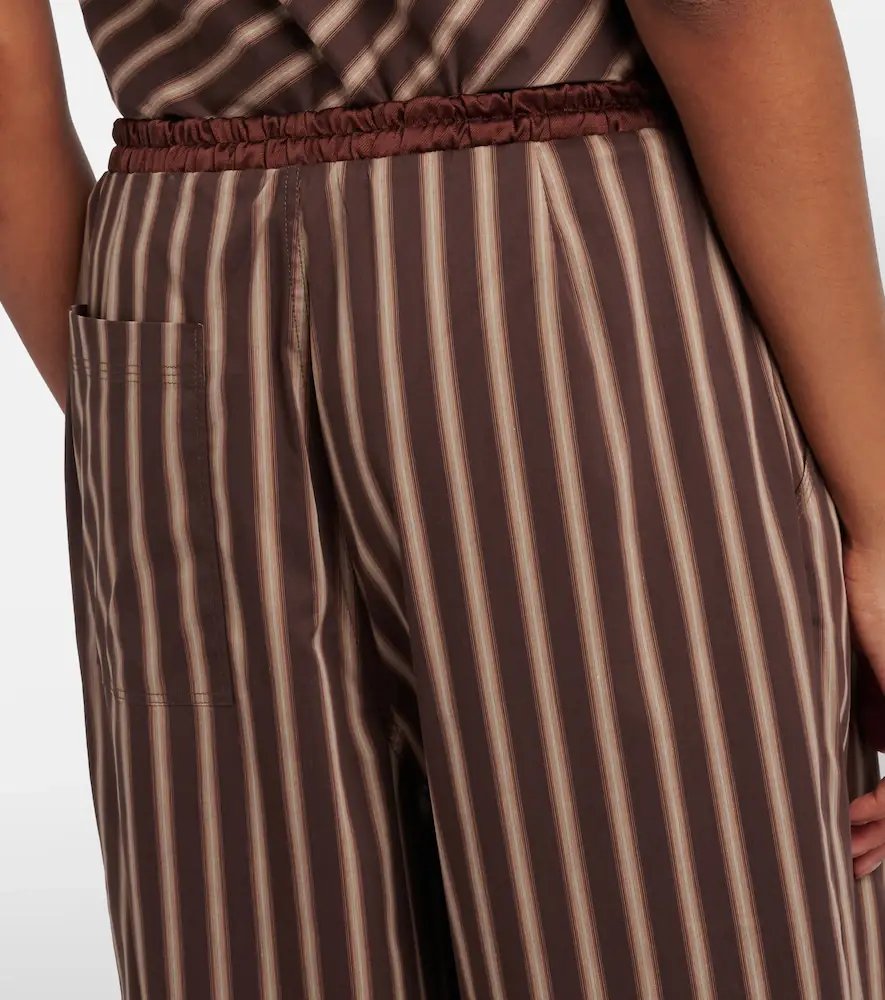 Jacques Wei Striped cotton-blend wide-leg pants | Thumbnail 3 Jacques Wei Striped cotton-blend wide-leg pants | Thumbnail 3