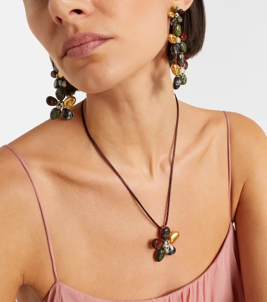 Zimmermann Norma 16kt gold-plated drop earrings | Thumbnail 6