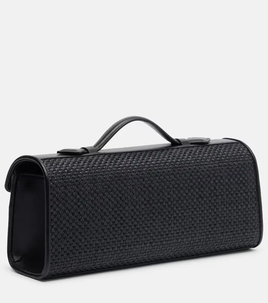 Savette Symmetry Slim raffia top-handle bag | Thumbnail 3 Savette Symmetry Slim raffia top-handle bag | Thumbnail 3