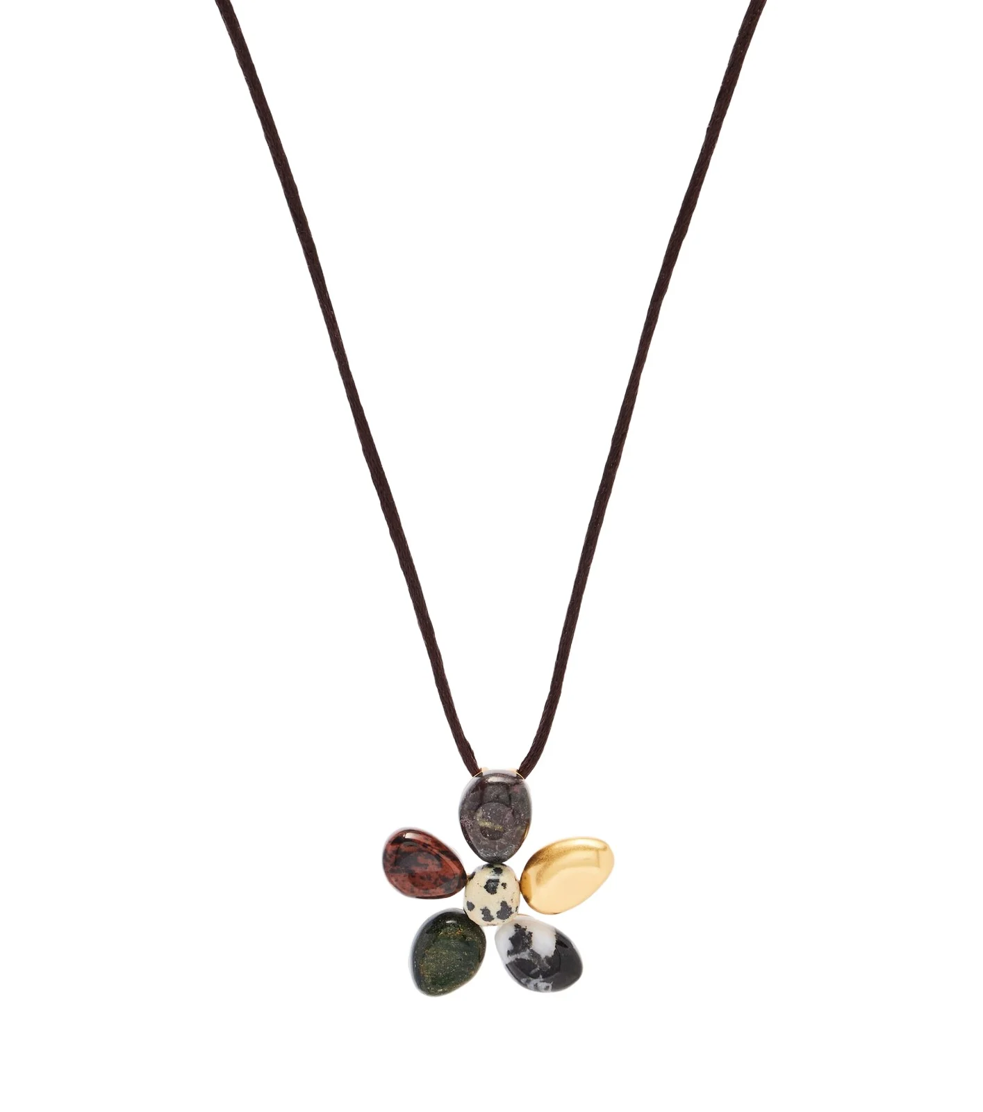 Norma 16kt gold-plated pendant necklace