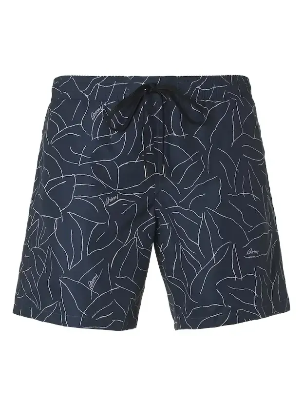 Printed swim trunks Printed swim trunks