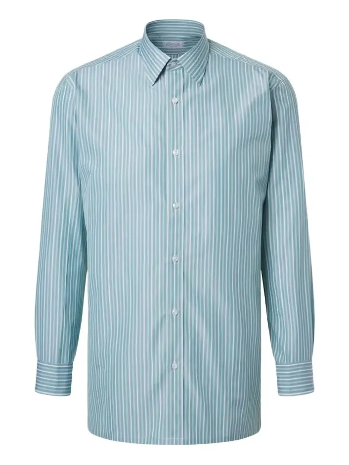 Striped cotton poplin shirt Striped cotton poplin shirt