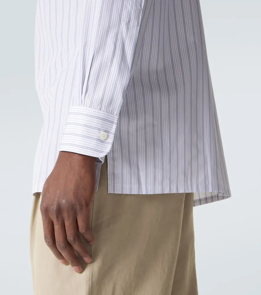 Charvet Striped cotton poplin shirt | Thumbnail 2 Charvet Striped cotton poplin shirt | Thumbnail 2