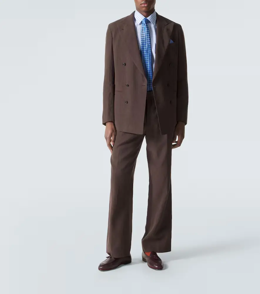 Charvet Checked cotton poplin shirt | Thumbnail 2