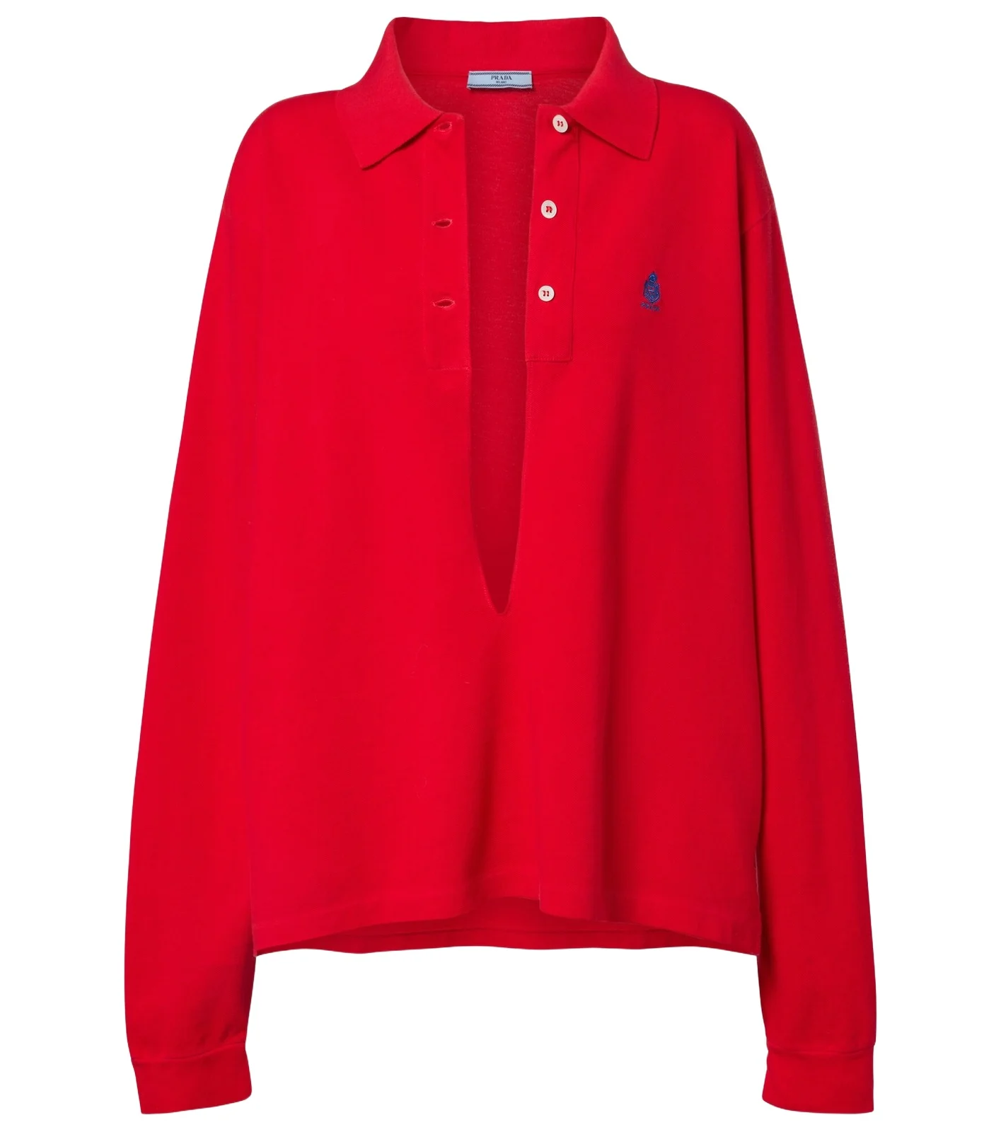 Logo cotton piqué polo shirt Logo cotton piqué polo shirt