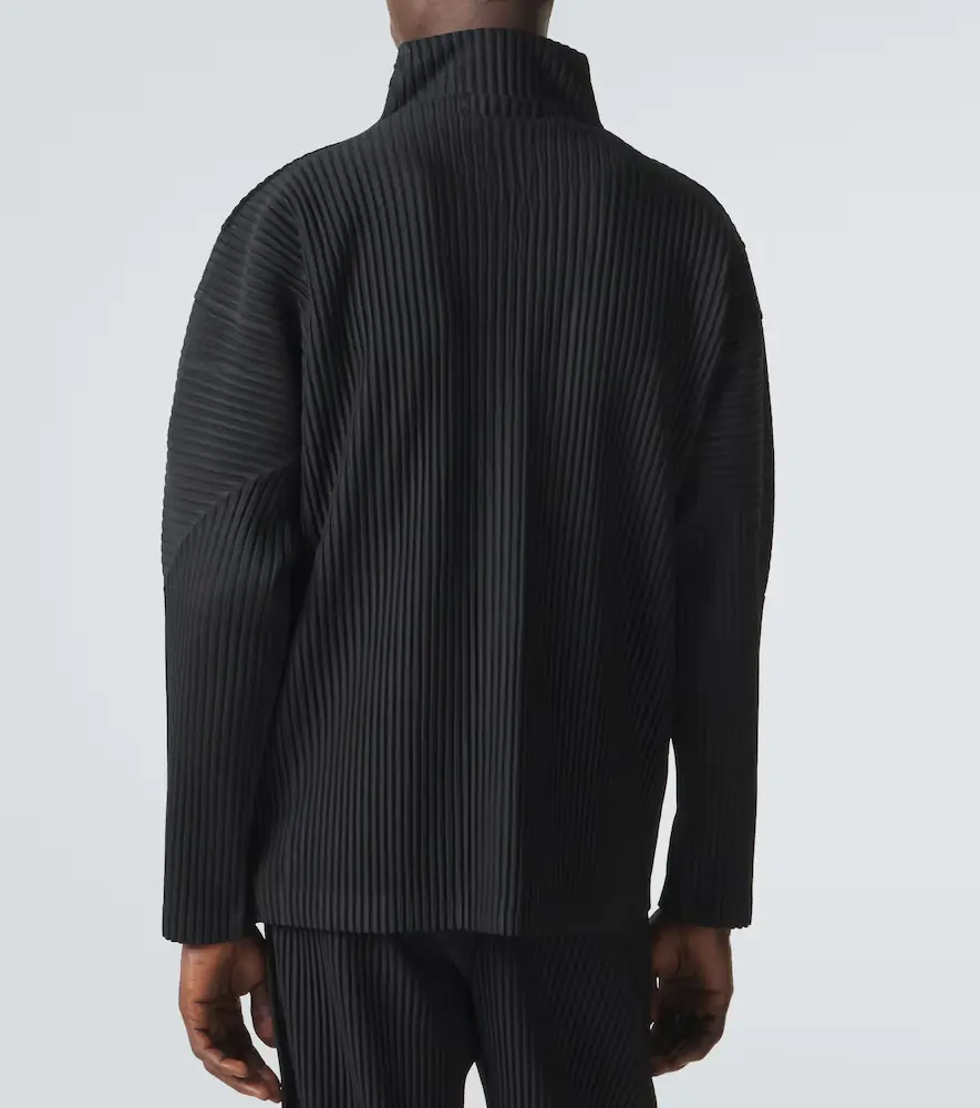 Homme Plissé Issey Miyake Basics pleated zip-up cardigan | Thumbnail 5 Homme Plissé Issey Miyake Basics pleated zip-up cardigan | Thumbnail 5