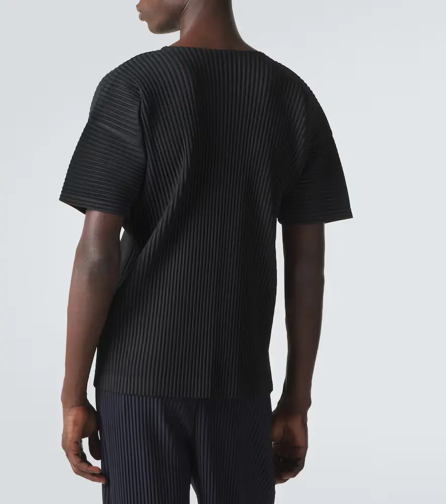 Homme Plissé Issey Miyake Basics pleated T-shirt | Thumbnail 3