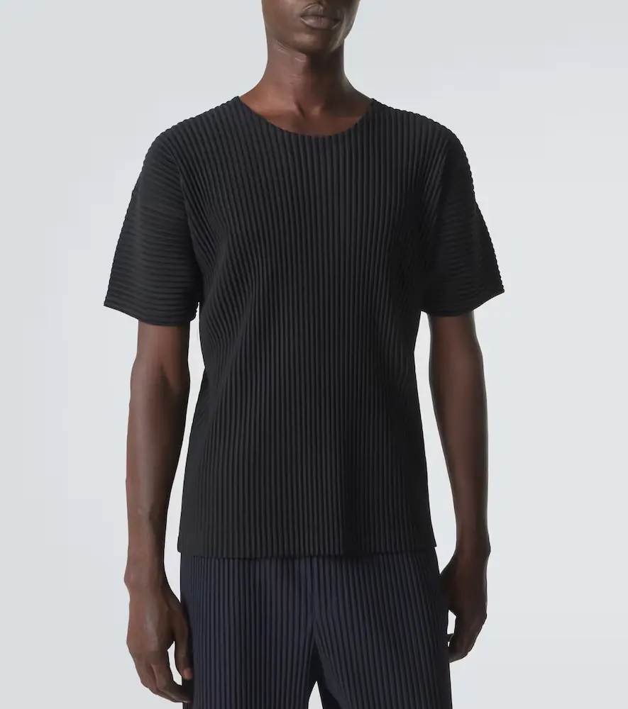 Homme Plissé Issey Miyake Basics pleated T-shirt | Thumbnail 5