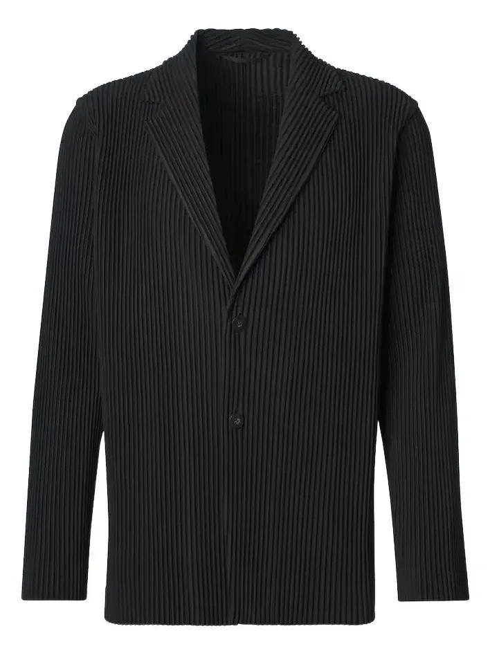 Homme Plissé Issey Miyake Homme Plissé Issey Miyake Basics pleated blazer