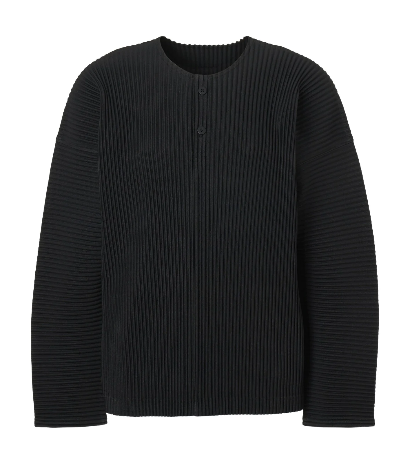 Homme Plissé Issey Miyake Monthly Colors pleated Henley shirt Homme Plissé Issey Miyake Monthly Colors pleated Henley shirt