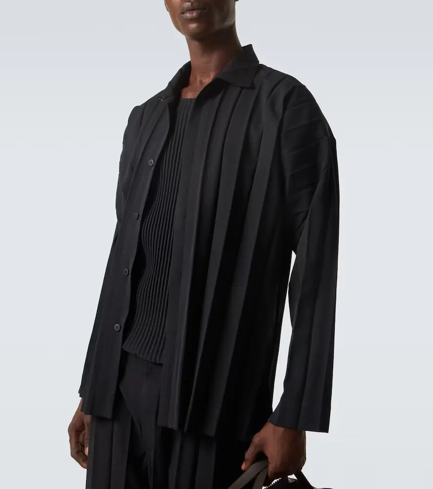 Homme Plissé Issey Miyake Edge Ensemble pleated shirt | Thumbnail 3 Homme Plissé Issey Miyake Edge Ensemble pleated shirt | Thumbnail 3