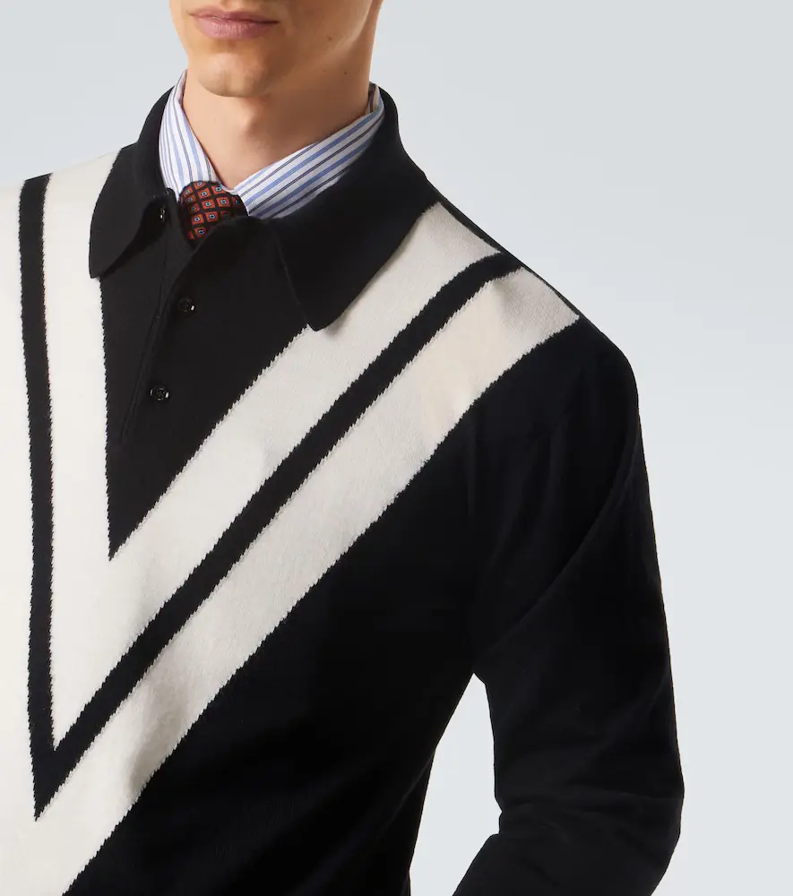 Valentino Garavani Virgin wool polo sweater | Thumbnail 4