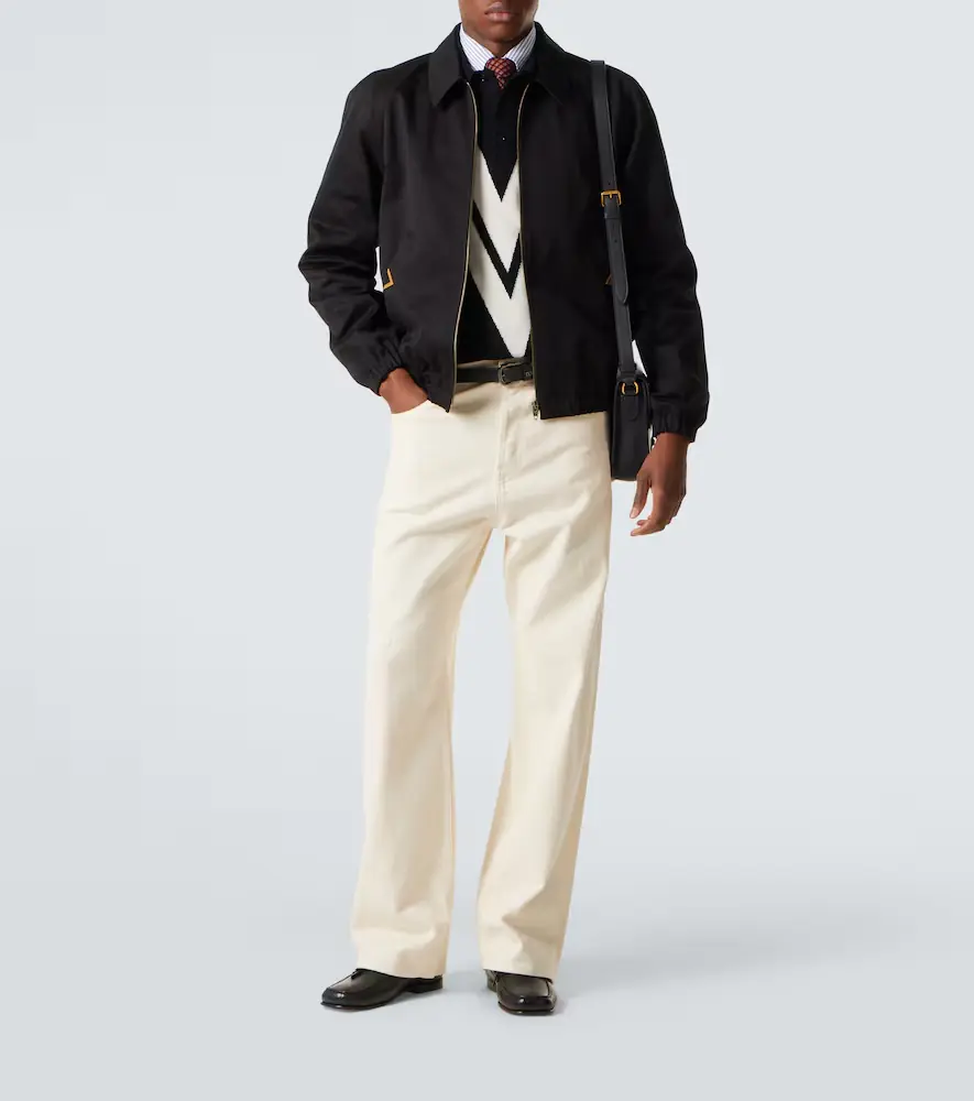 Valentino Garavani VGold cotton blouson jacket | Thumbnail 2 Valentino Garavani VGold cotton blouson jacket | Thumbnail 2