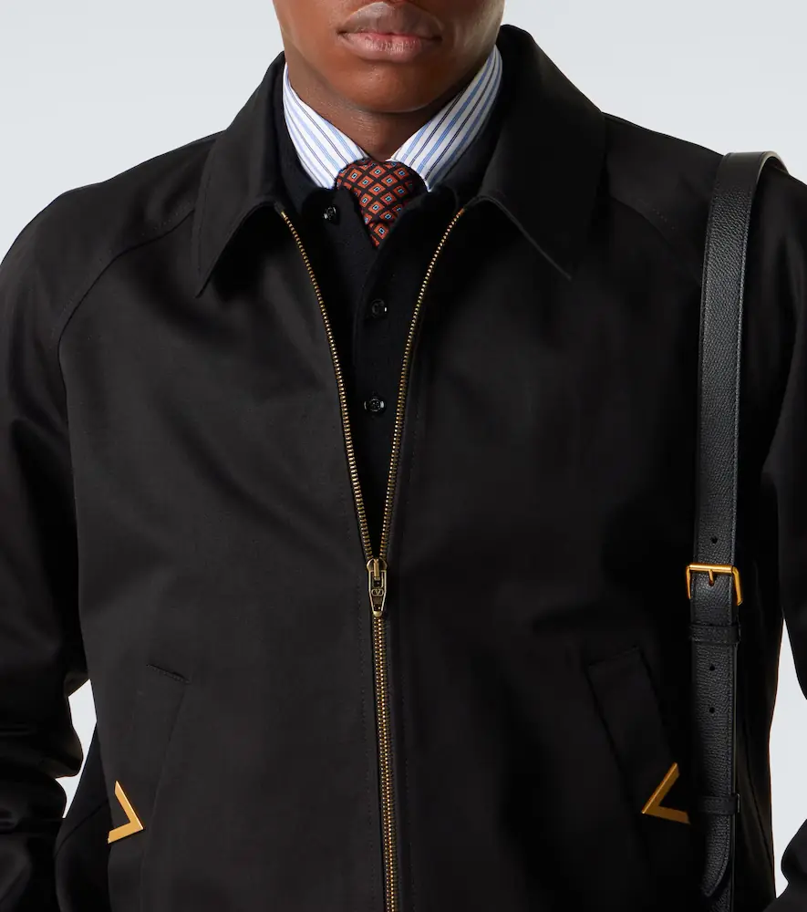 Valentino Garavani VGold cotton blouson jacket | Thumbnail 5 Valentino Garavani VGold cotton blouson jacket | Thumbnail 5