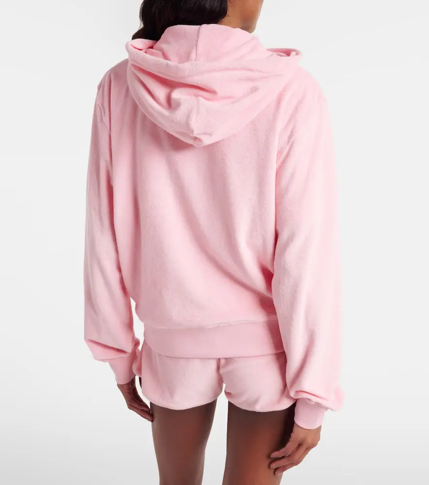 Hunza G Logo cotton terry zip-up hoodie | Thumbnail 3 Hunza G Logo cotton terry zip-up hoodie | Thumbnail 3