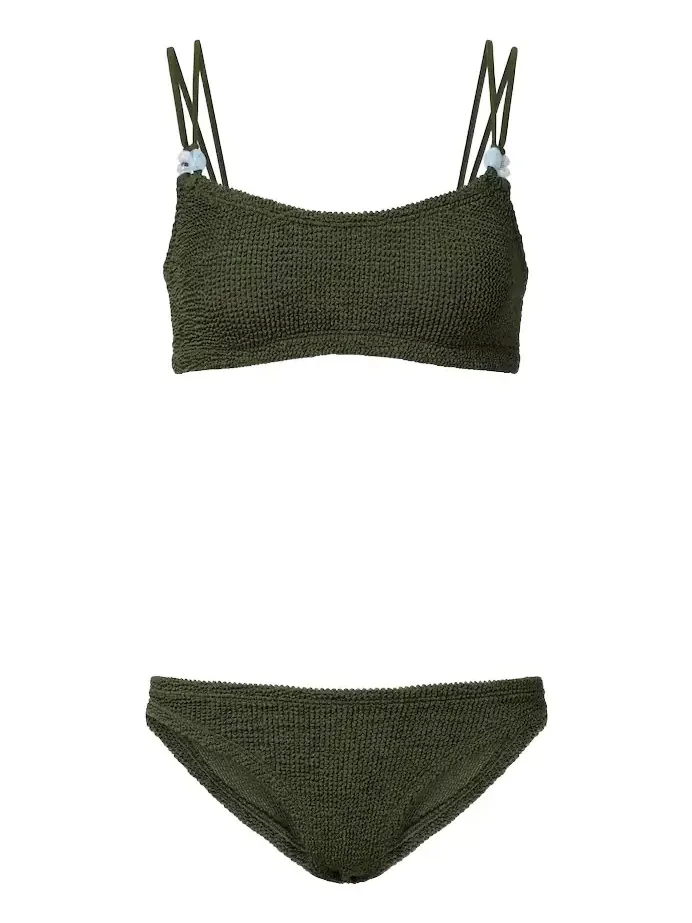 Hunza G Cassie beaded bikini