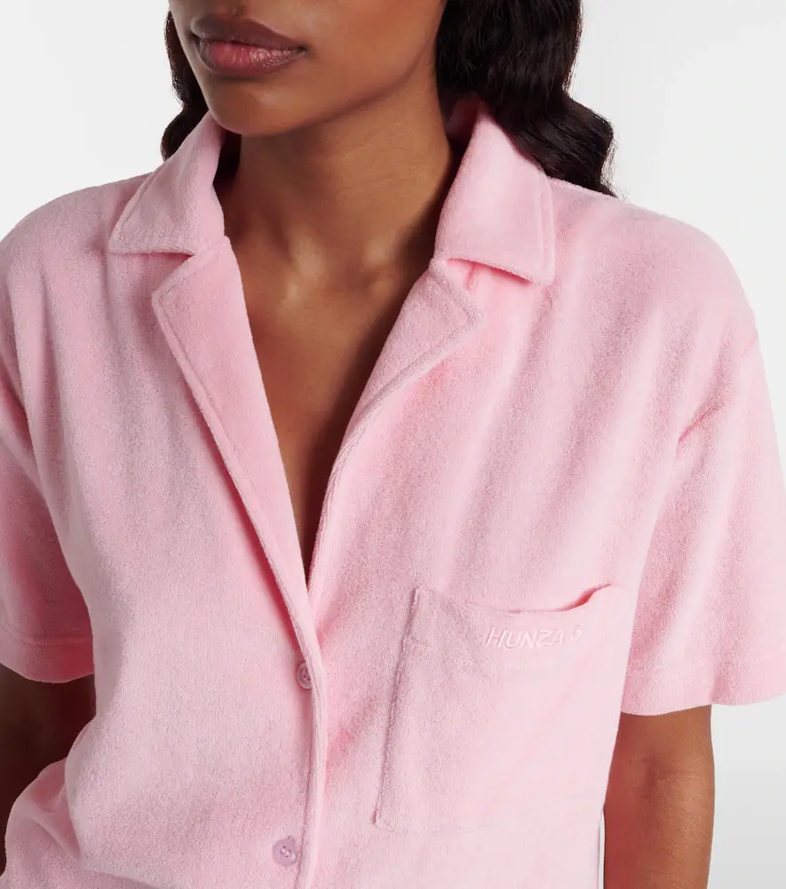 Hunza G Resort cotton terry shirt | Thumbnail 2