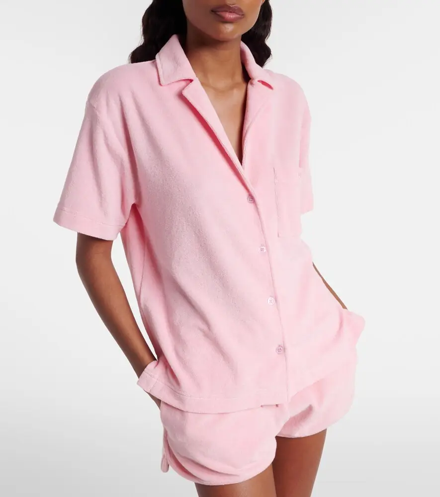 Hunza G Resort cotton terry shirt | Thumbnail 3