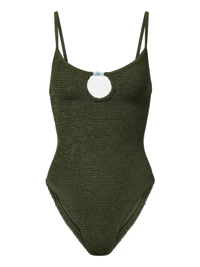 Mia beaded cutout swimsuit