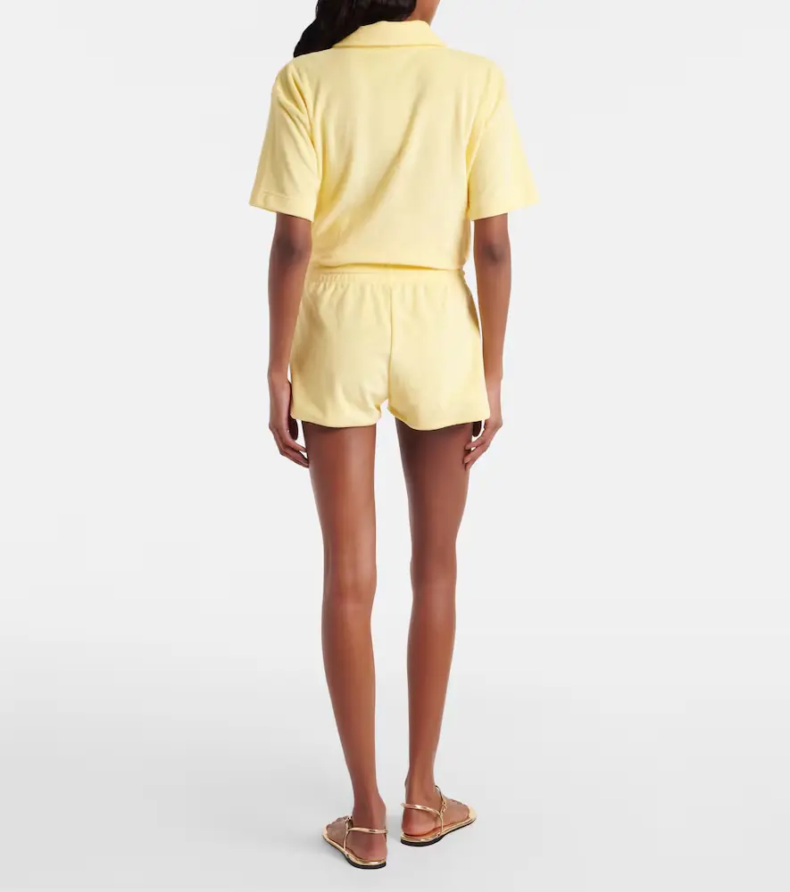Hunza G Logo cotton terry shorts | Thumbnail 3