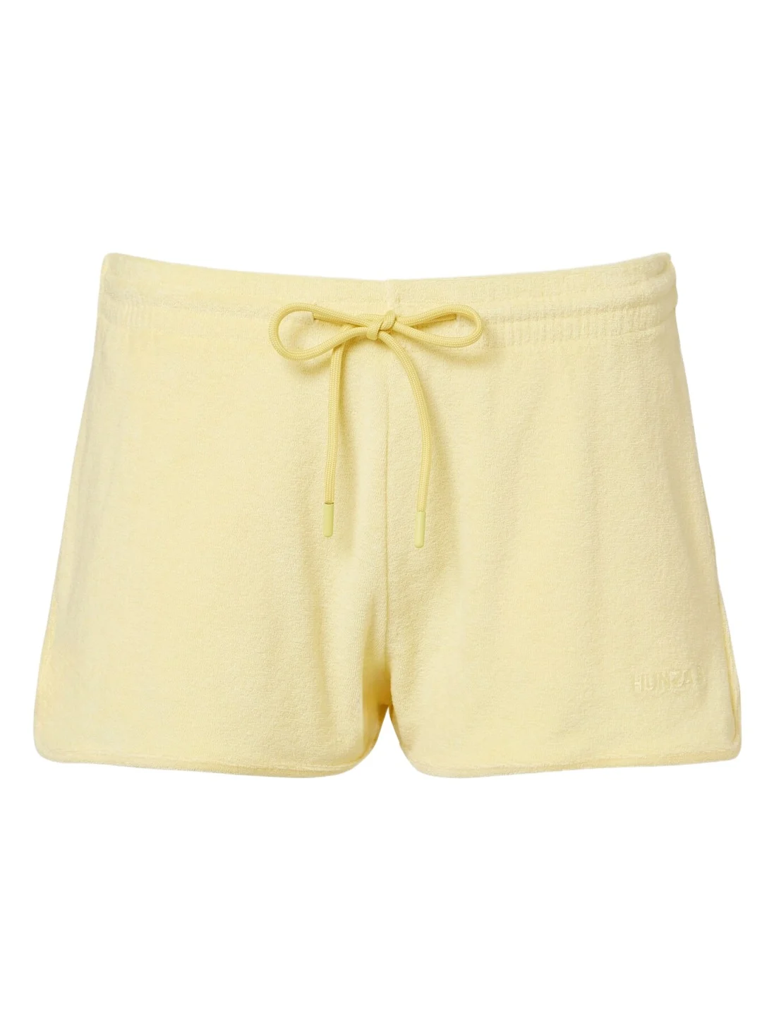 Hunza G Logo cotton terry shorts