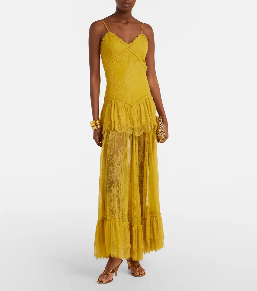 DE LA VALI Kala lace maxi dress | Thumbnail 3