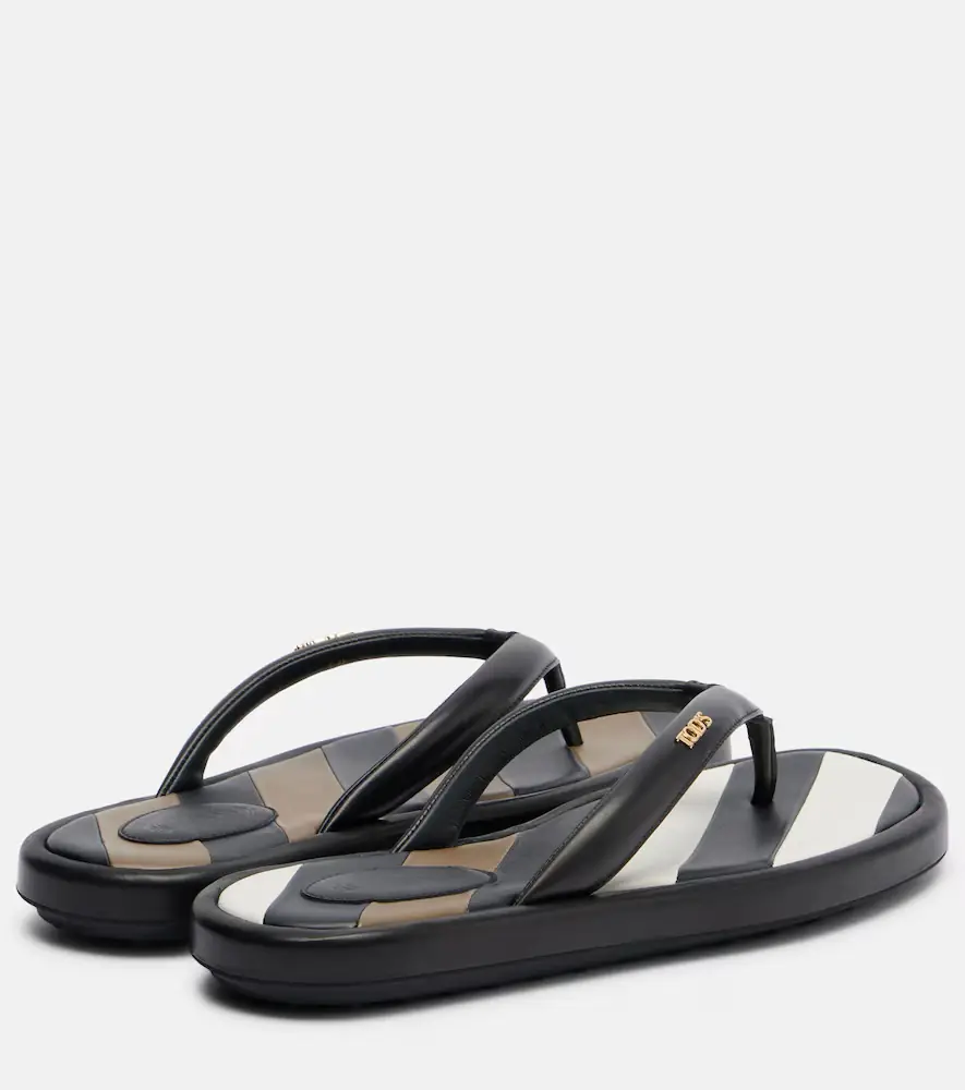 Tod's Leather thong sandals | Thumbnail 2