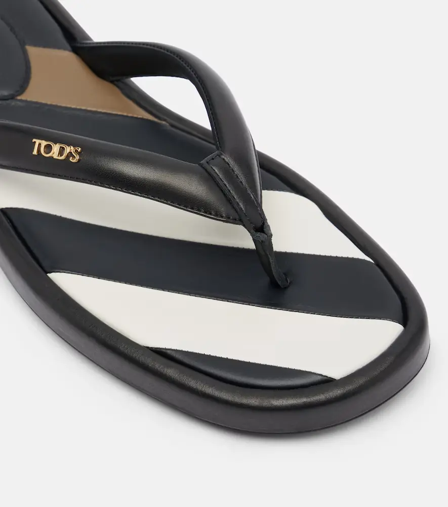 Tod's Leather thong sandals | Thumbnail 4