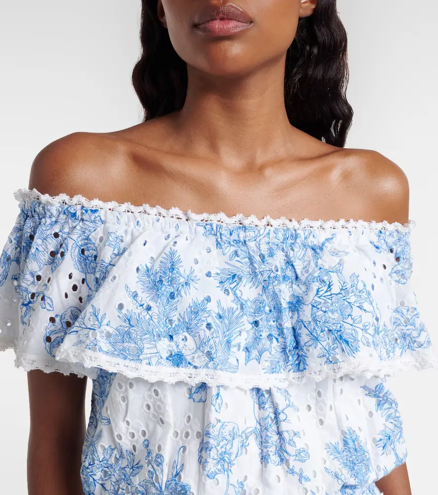 Melissa Odabash Larna printed cotton midi dress | Thumbnail 3