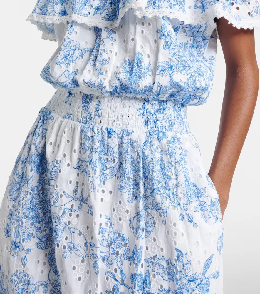 Melissa Odabash Larna printed cotton midi dress | Thumbnail 4