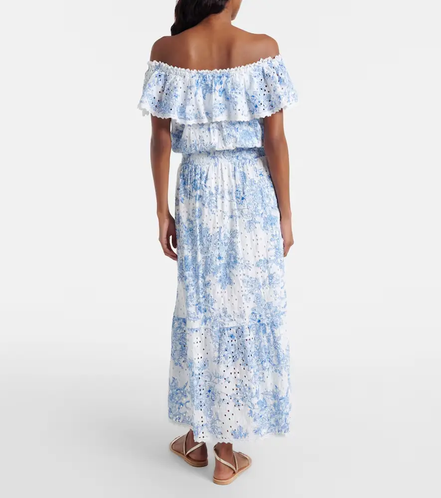 Melissa Odabash Larna printed cotton midi dress | Thumbnail 5