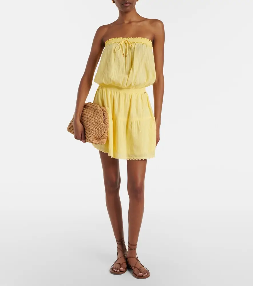 Melissa Odabash Colette embroidered cotton minidress | Thumbnail 4 Melissa Odabash Colette embroidered cotton minidress | Thumbnail 4