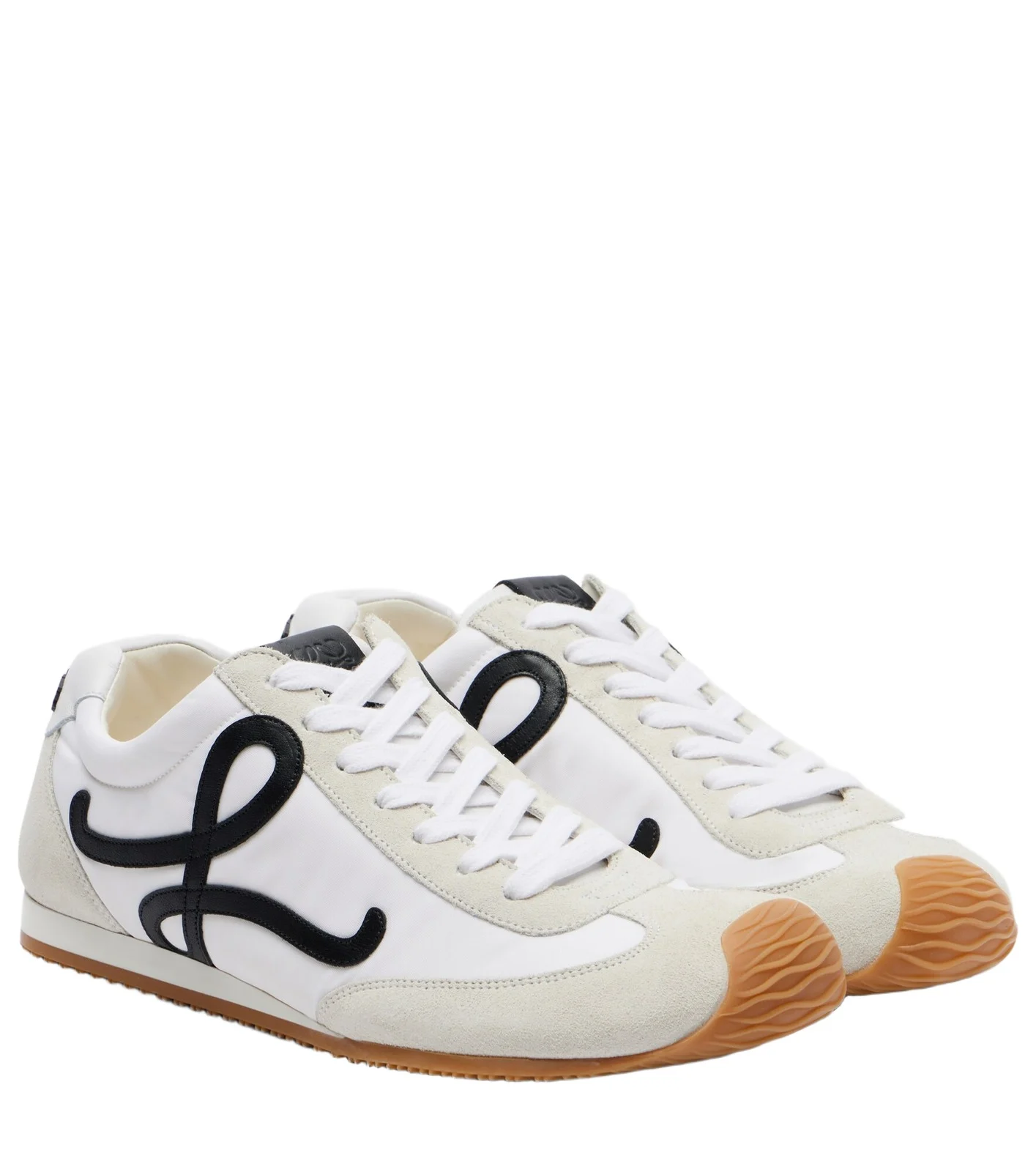 Ballet Runner 2.0 suede-trimmed sneakers