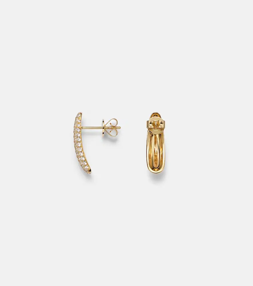 Anita Ko Claire Petite 18kt gold earrings with diamonds | Thumbnail 4 Anita Ko Claire Petite 18kt gold earrings with diamonds | Thumbnail 4