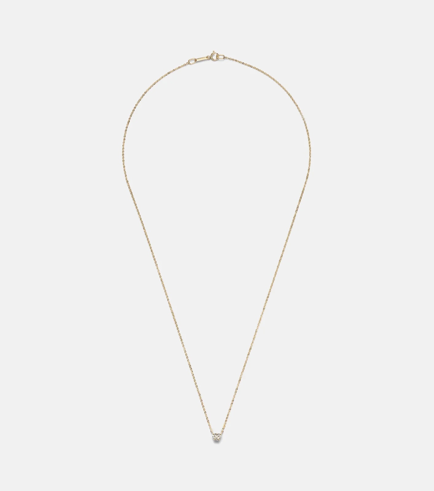 18kt gold necklace with diamonds