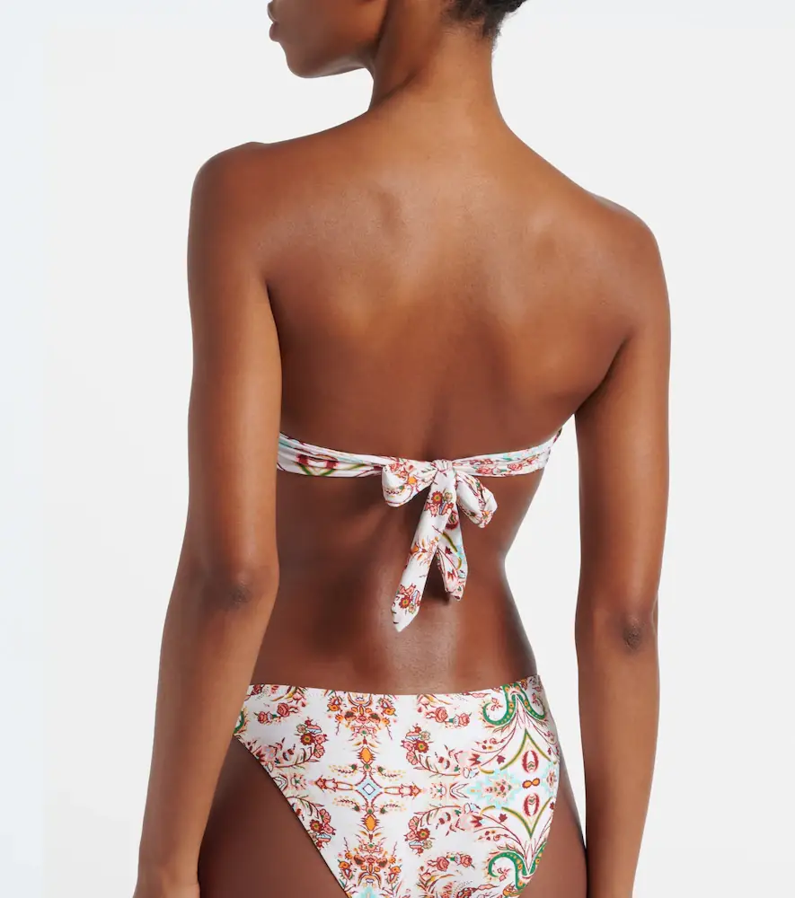 Melissa Odabash Martinique printed bandeau bikini top | Thumbnail 2 Melissa Odabash Martinique printed bandeau bikini top | Thumbnail 2