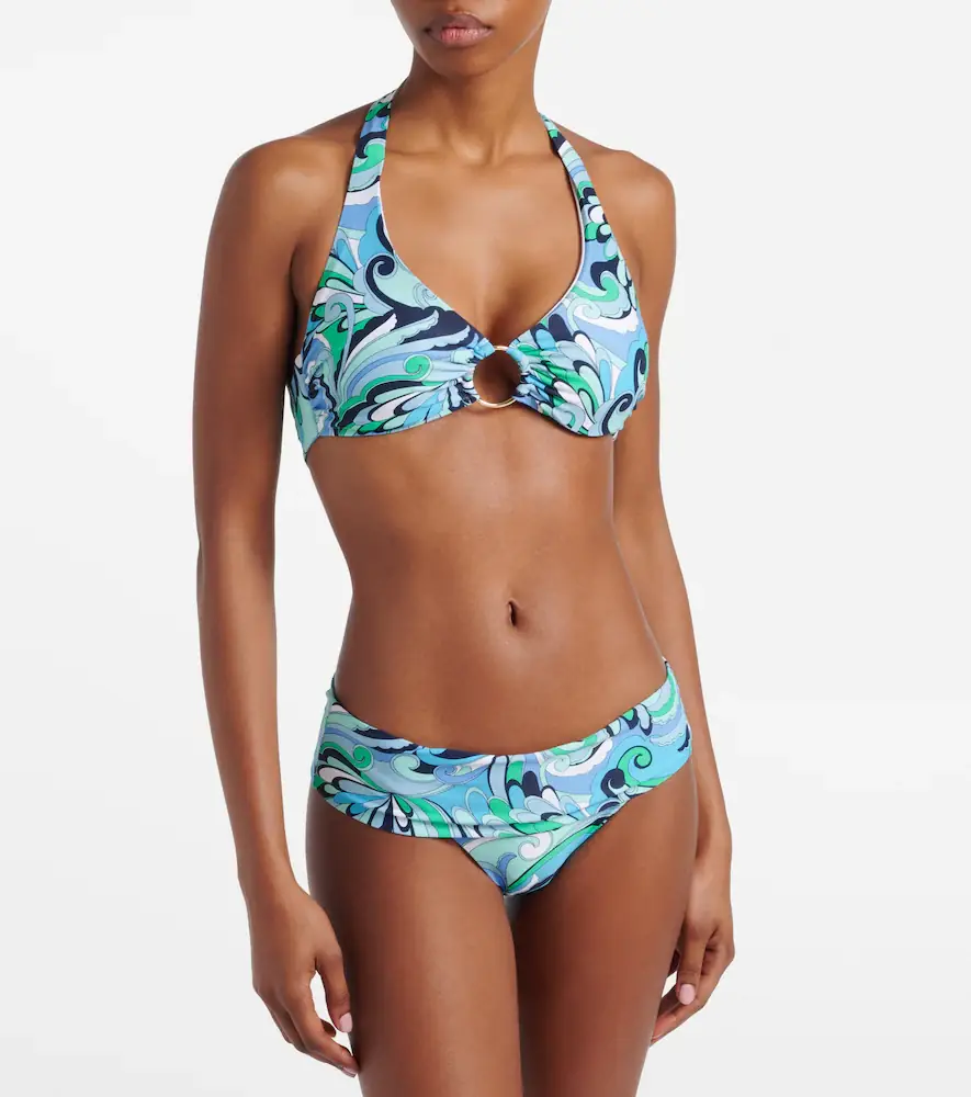 Melissa Odabash Brussels printed ring-detail bikini top | Thumbnail 4 Melissa Odabash Brussels printed ring-detail bikini top | Thumbnail 4
