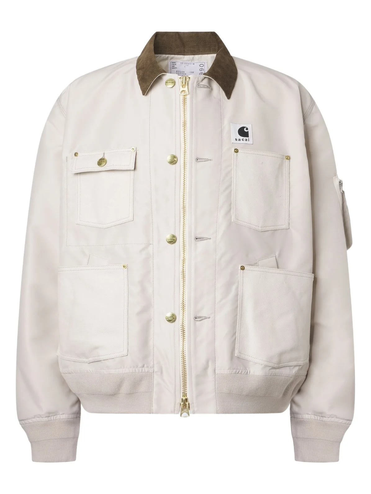 Sacai x Carhartt WIP twill blouson jacket