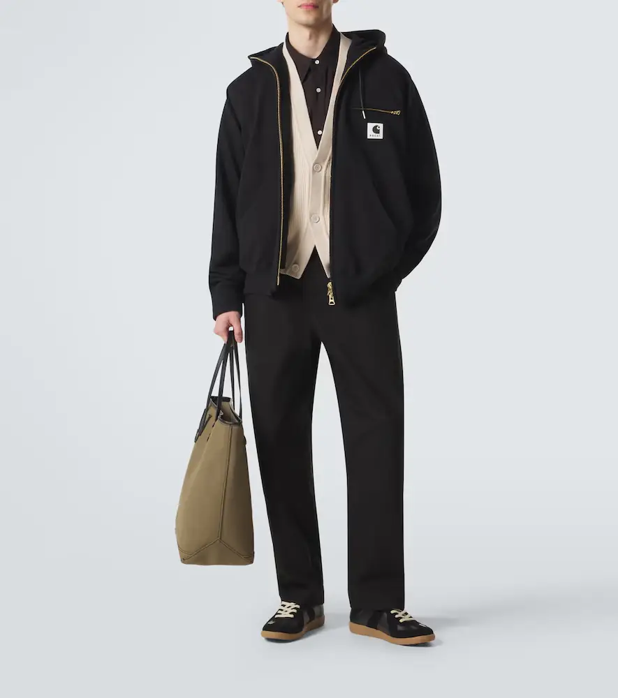 Sacai x Carhartt cotton jersey hoodie | Thumbnail 5 Sacai x Carhartt cotton jersey hoodie | Thumbnail 5