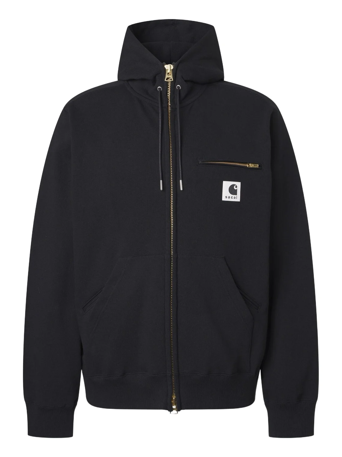 Sacai x Carhartt cotton jersey hoodie