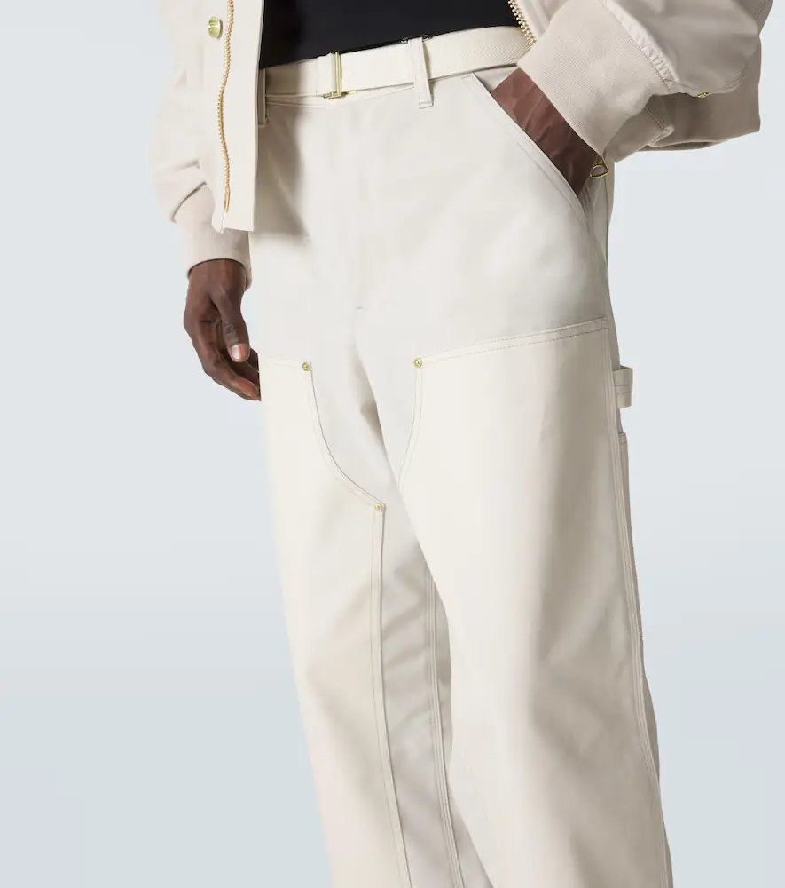 Sacai Belted wide-leg pants | Thumbnail 4