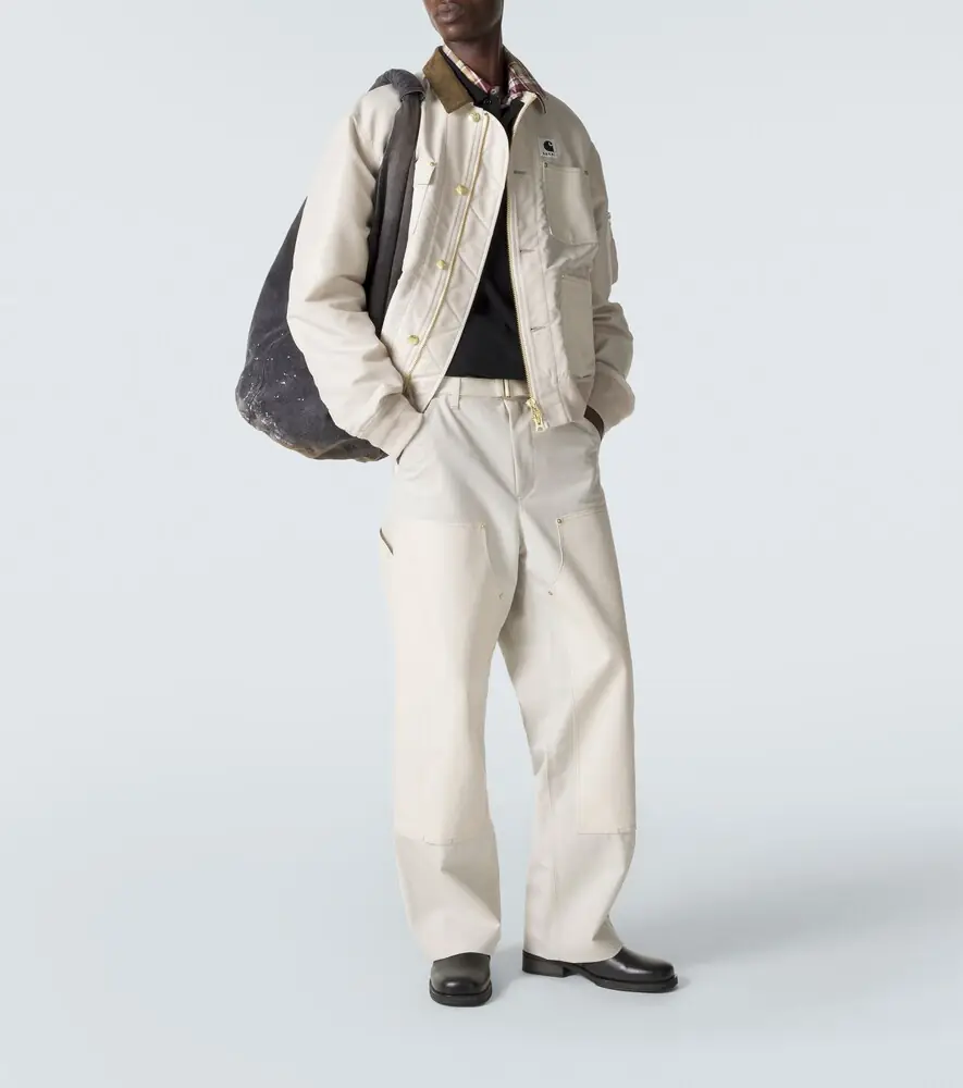 Sacai Belted wide-leg pants | Thumbnail 6