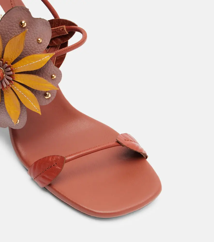 Zimmermann Brightside floral-appliqué leather sandals | Thumbnail 4 Zimmermann Brightside floral-appliqué leather sandals | Thumbnail 4
