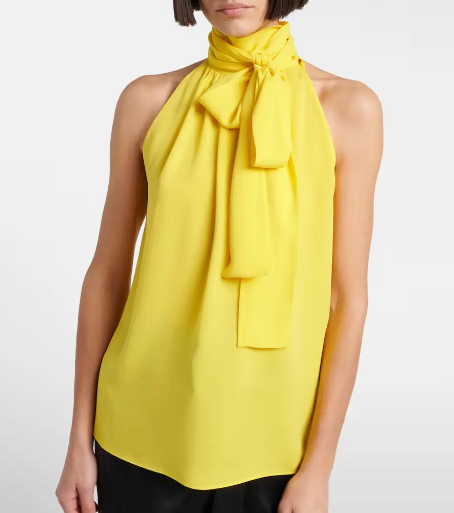 Valentino Garavani Silk georgette blouse | Thumbnail 4 Valentino Garavani Silk georgette blouse | Thumbnail 4